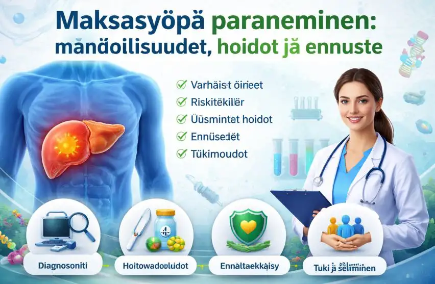 Maksasyöpä paraneminen: mahdollisuudet, hoidot ja ennuste