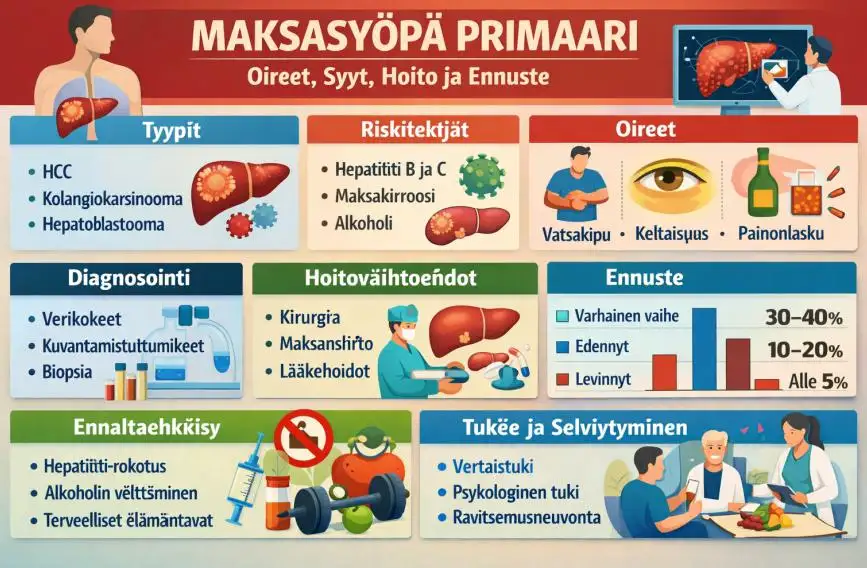 Maksasyöpä Primaari: Oireet, Syyt, Hoito ja Ennuste – Täydellinen Opas