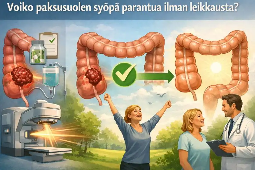Voiko paksusuolen syöpä parantua ilman leikkausta? – Kattava opas hoitomahdollisuuksiin